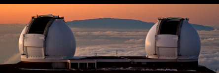 Keck Observatory atop Mauna Kea